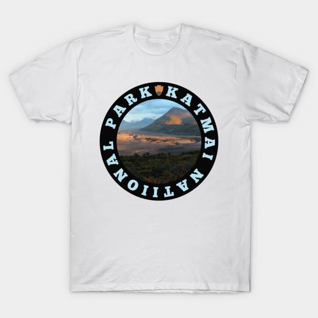 Katmai National Park and Preserve circle T-Shirt by nylebuss